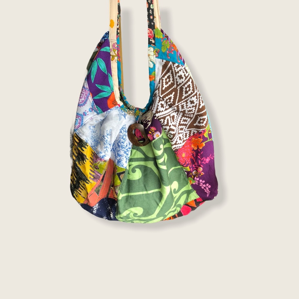 Patchwork Expandable Bag / Purse